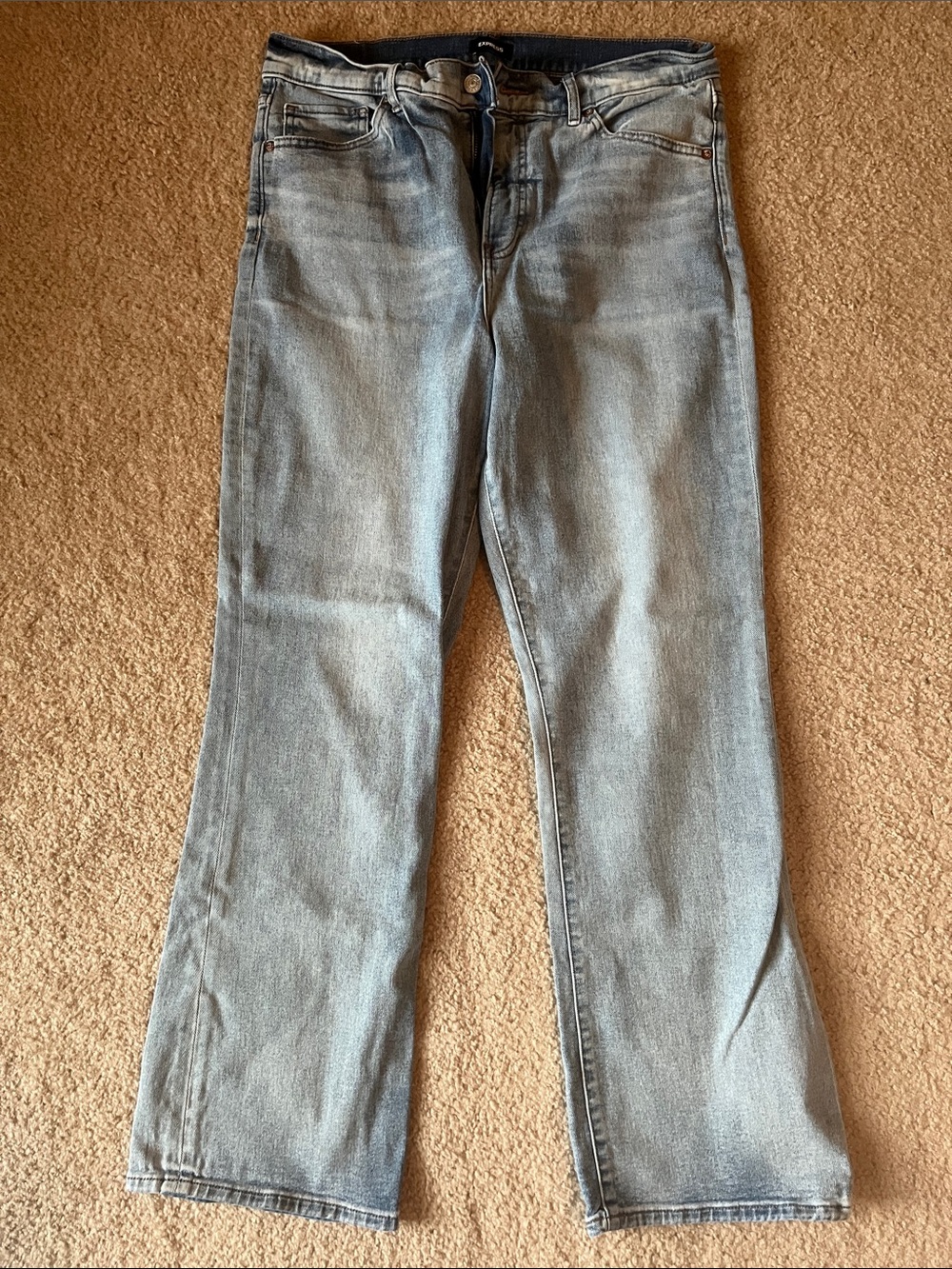 Express 90’s boot cut Light Wash Straight Leg Jeans